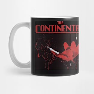 continental series john wick world graphic design illustration Mug